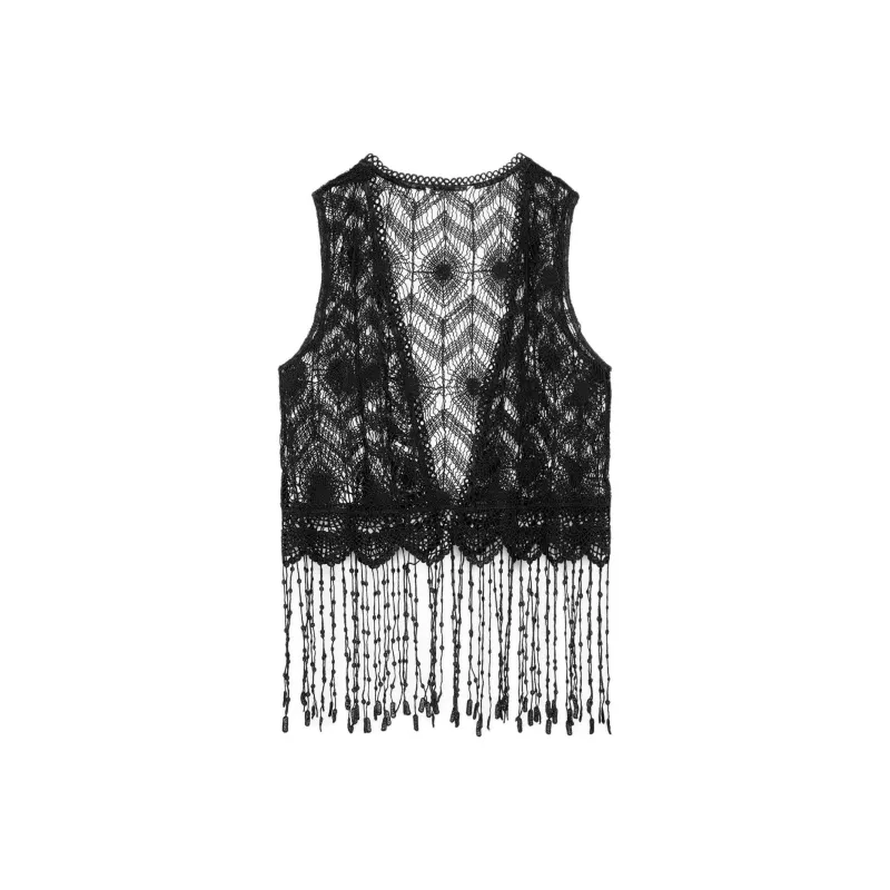 ZARA Tank Tops Women's Black-1