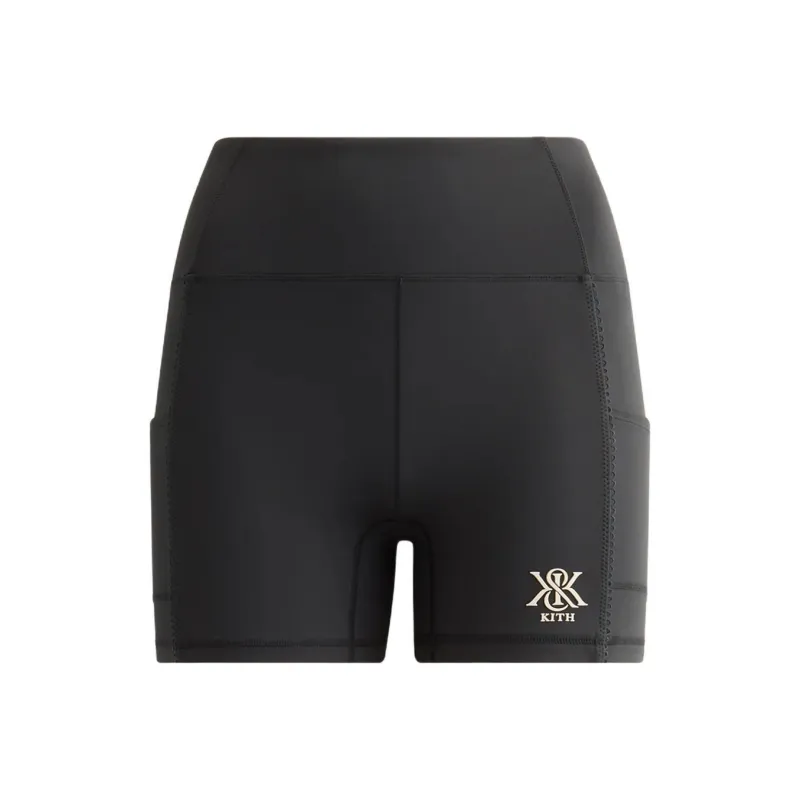 KITH SS25 Sports Shorts Women's Black-0