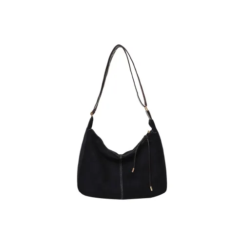MOONDEMIMA Suede Shoulder Bag Women's Multicolor