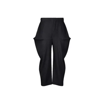 Homme Plissé Issey Miyake Casual Pants Men's Black