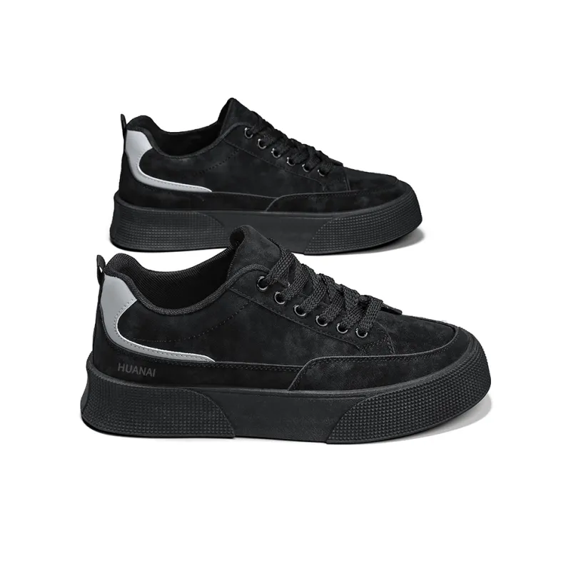 HUANAI Slip Resistant, Abrasion Resistant, Lightweight, Breathable Low Top Skateboard Shoes Men's-9