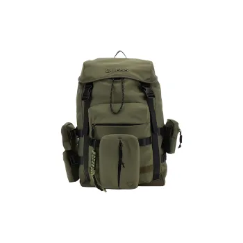 GUESS Polyester Backpack Men's Green