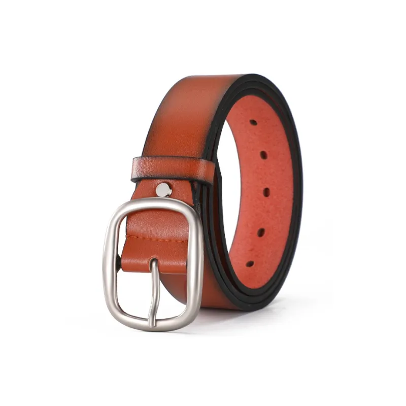 YUZHAOLIN Cow Leather Belts Men's Width 3.5CM-4