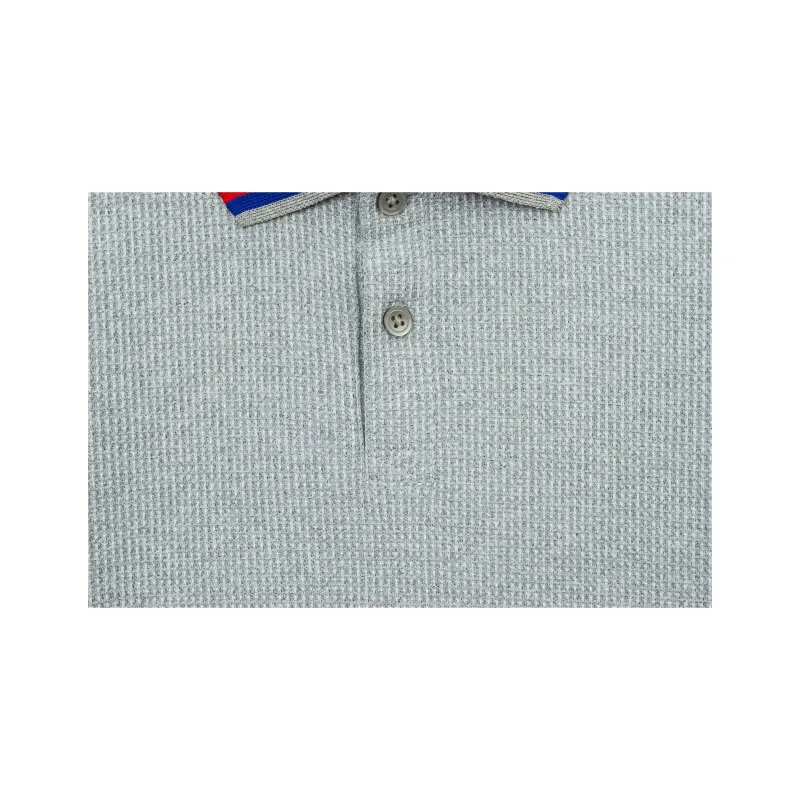Champion Polo Shirt Unisex Light Gray-3