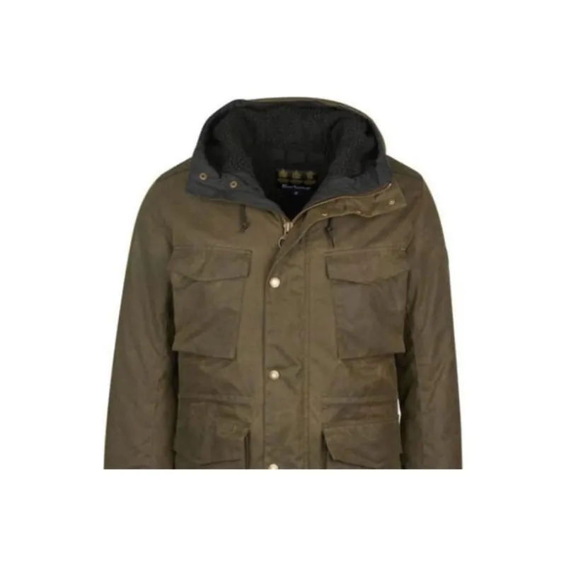 BARBOUR Jackets Coats Men's Army Green-4