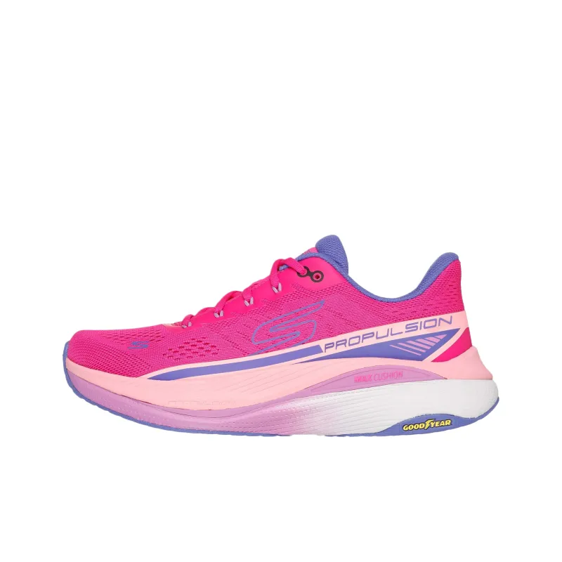 Skechers Max Cushioning Propulsion Mid Top Running Shoes Women's Pink-0