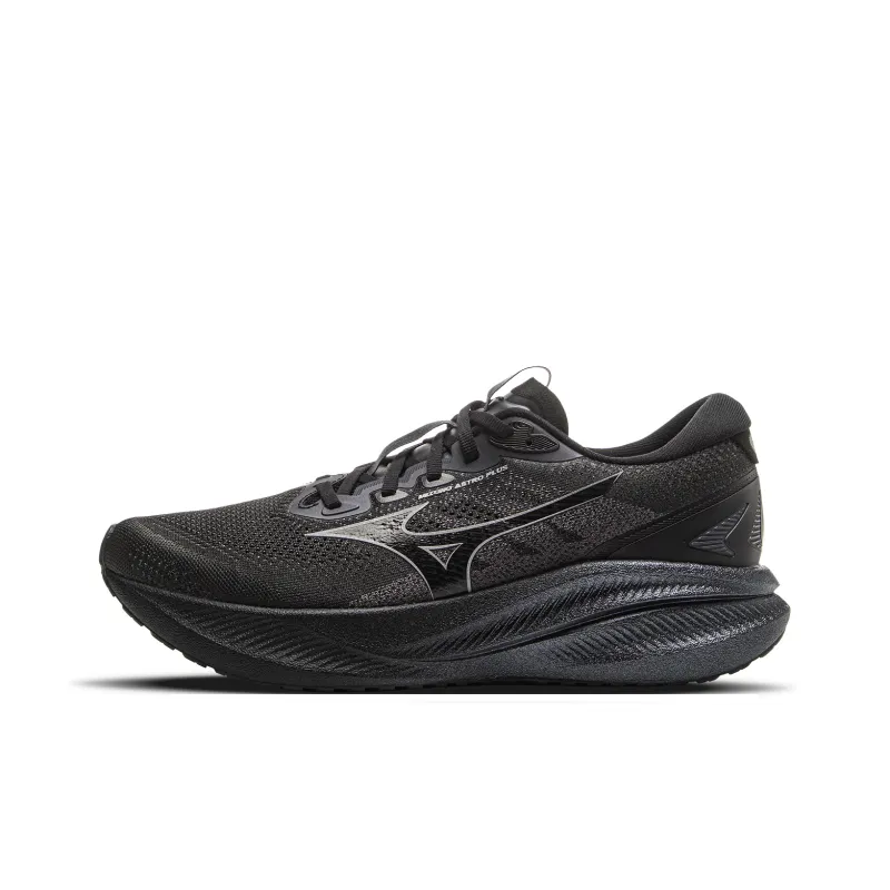 Mizuno ASTRO PLUS Support Abrasion Resistant Breathable Slip Resistant Low Top Running Shoes Unisex Black-0