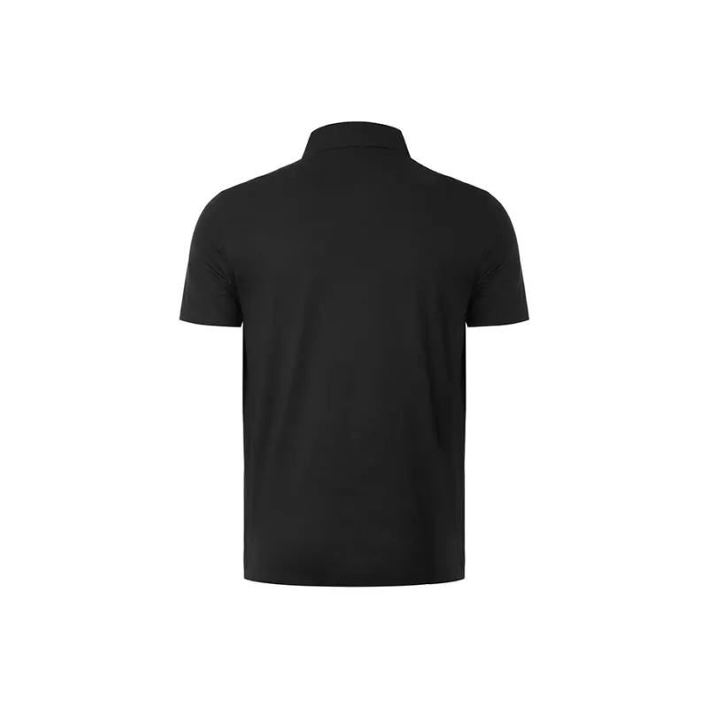TAJEZZO Polo Shirts Men Black-1