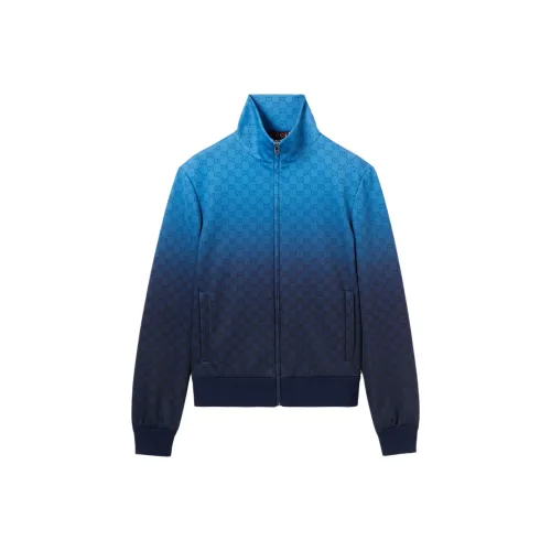 GUCCI Jackets & Coats Men's Blue