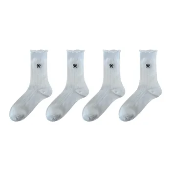 Moremoli Mid Calf Socks Women's 4 Pack