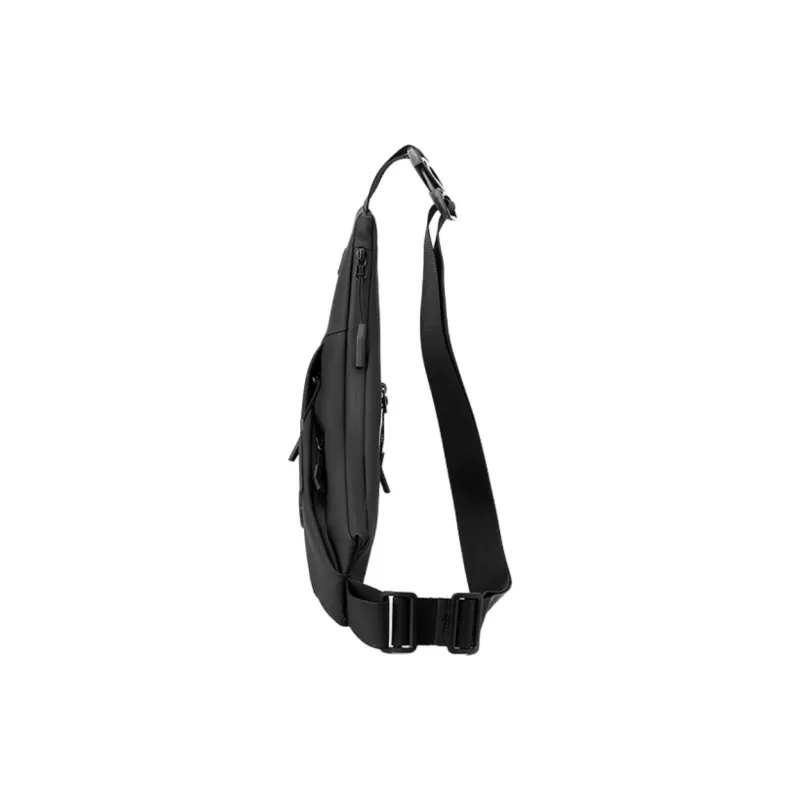 Tonlion PVC Sling Bag Unisex Black-1
