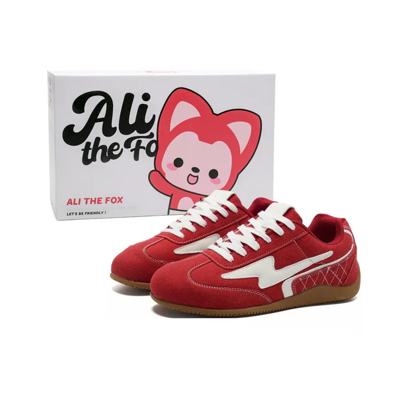 ALI THE FOX Slip Resistant, Abrasion Resistant, Balance, Lightweight, Breathable Low Top Skateboard Shoes Unisex-5