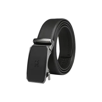 SEPTWOLVES Split Cow Leather Automatic Buckle Belt Men's Width 3.5cm