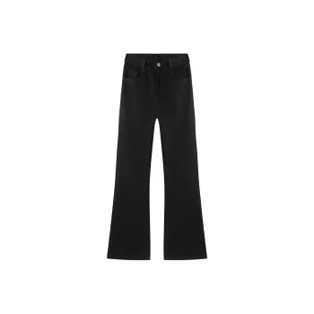 SAME FLOW Jeans Unisex Black Bootcut Stretch Upgraded