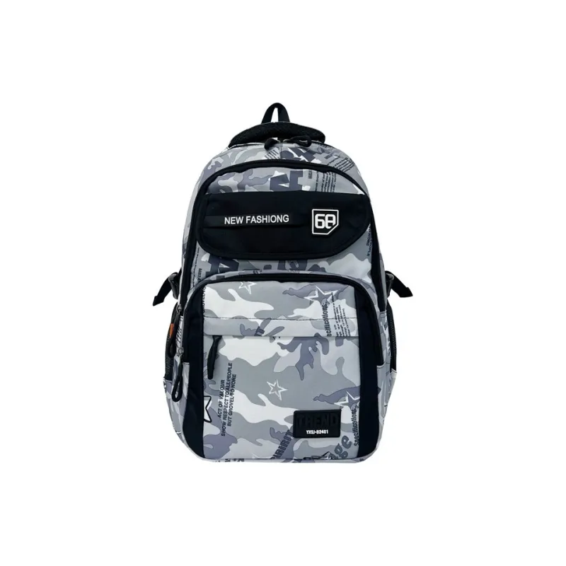 Yalu Nylon Backpack Unisex Multicolor-6