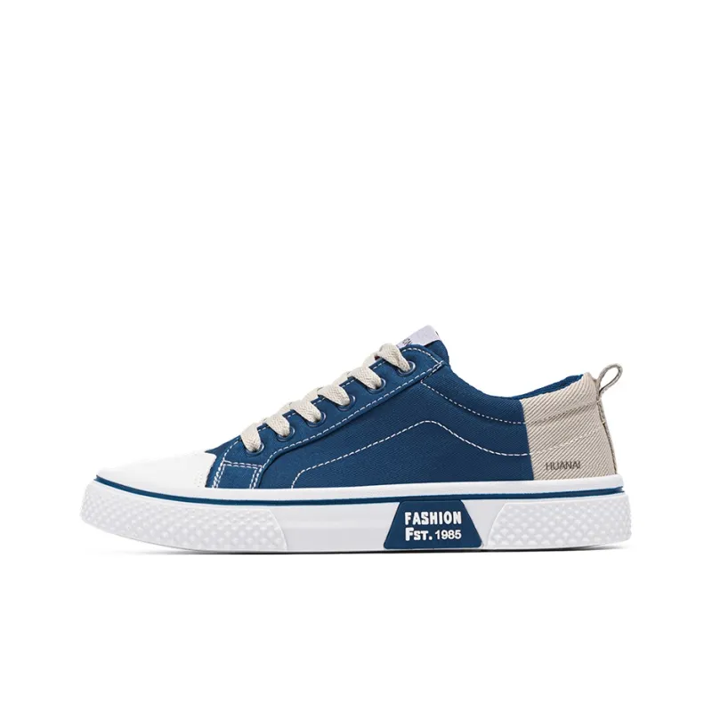 HUANAI Slip Resistant, Abrasion Resistant, Lightweight, Breathable Low Top Skateboard Shoes Men's-8
