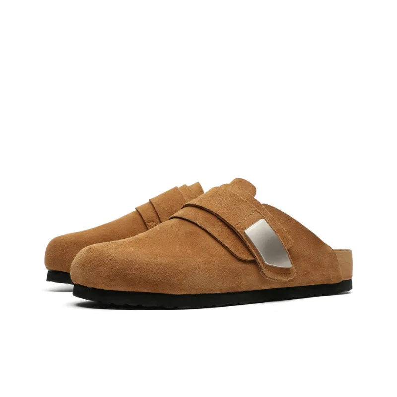 Kaltendin Metal Closed Toe Slippers Unisex-9
