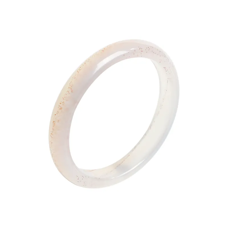 Phoenisess Natural Chalcedony Bangles Women's-12