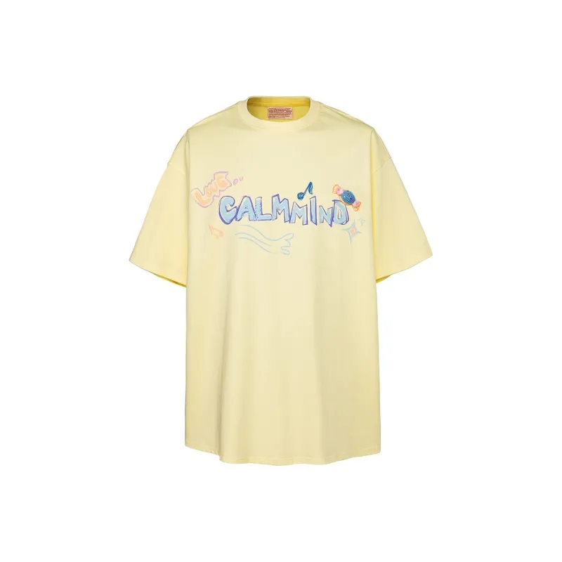 CALMMIND T Shirts Women's Yellow-0