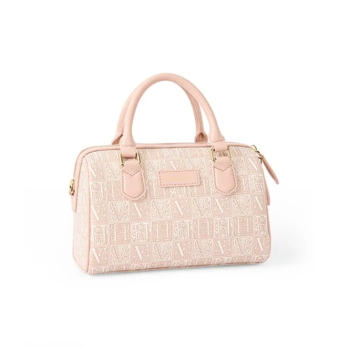 VANESSA HOGAN Artificial Leather Bowling Bag, Shoulder Bag, Crossbody Bag, Handbag Women's Multicolor-0