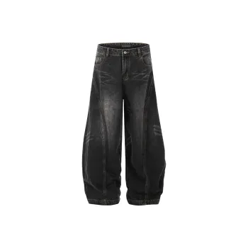 HKRXEC Jeans Men Black