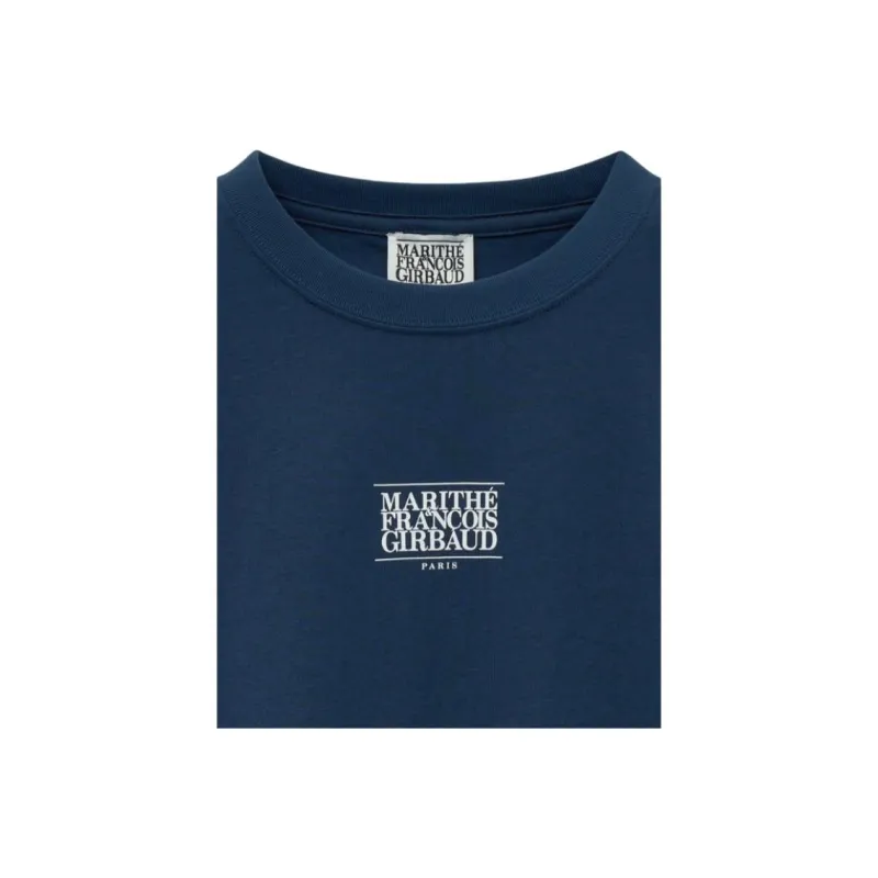 MARITHE FRANCOIS GIRBAUD SS24 T Shirt Unisex Marine Blue-2