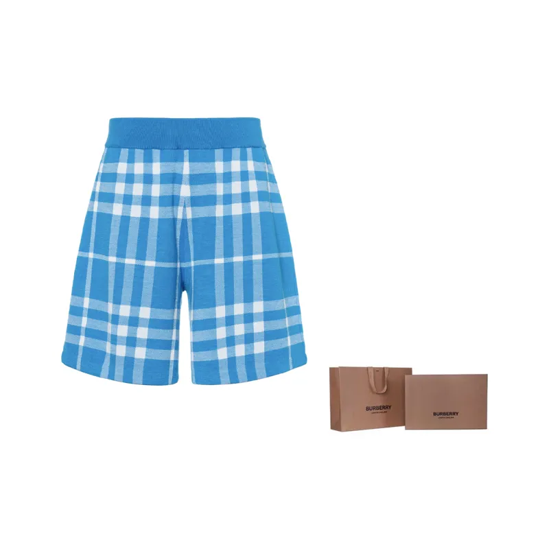 Burberry Check print Bermuda Shorts-11