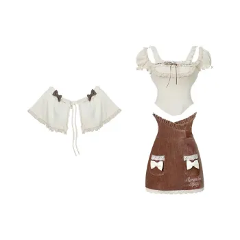 Udon House Two Piece Skirt Sets Women's