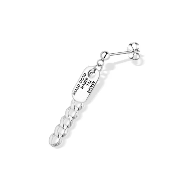 ETAHLOVE S925 Silver Stud Earrings Unisex-5