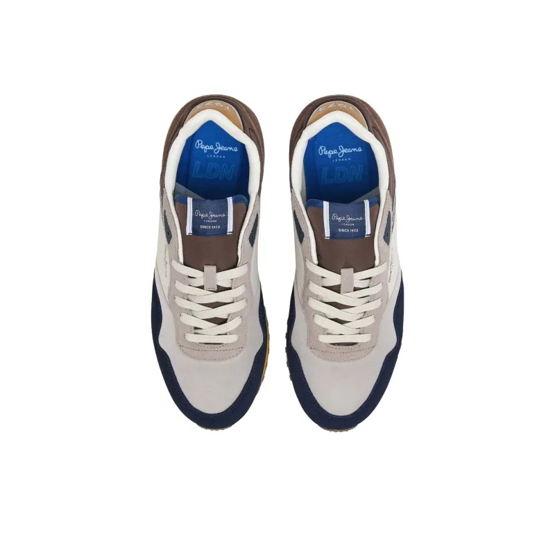 Pepe Jeans Low Top Casual Shoes Men's Gray Blue-3