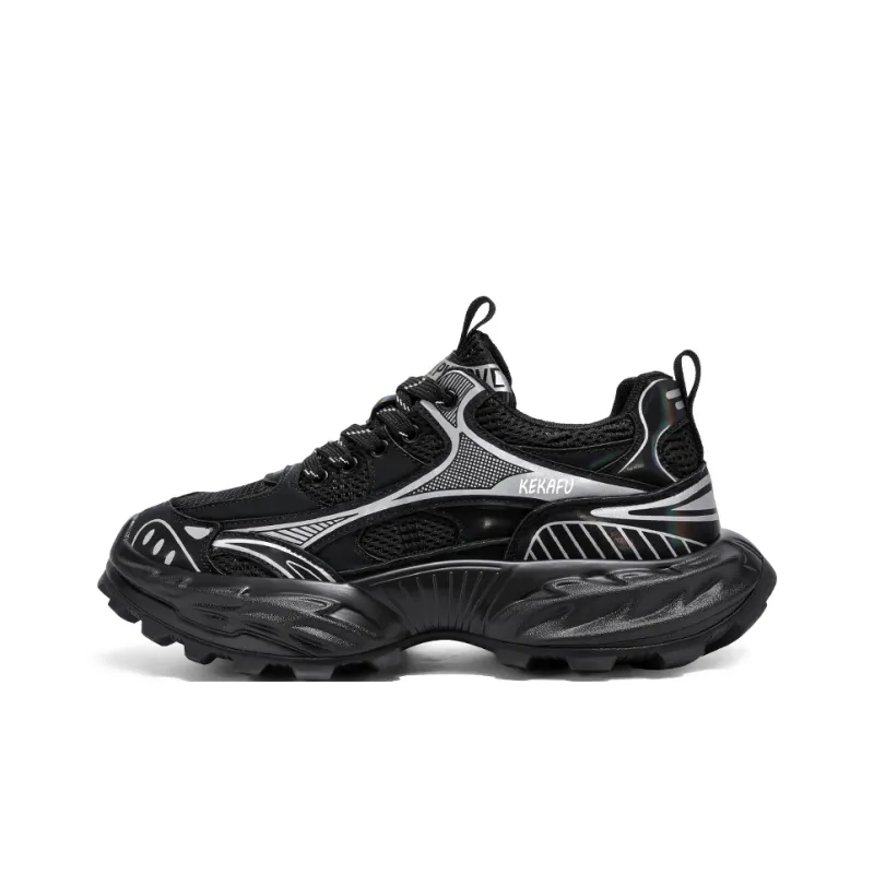 KEKAFU Anti Slip Wear Resistant Low Top Chunky Sneakers Men's-8
