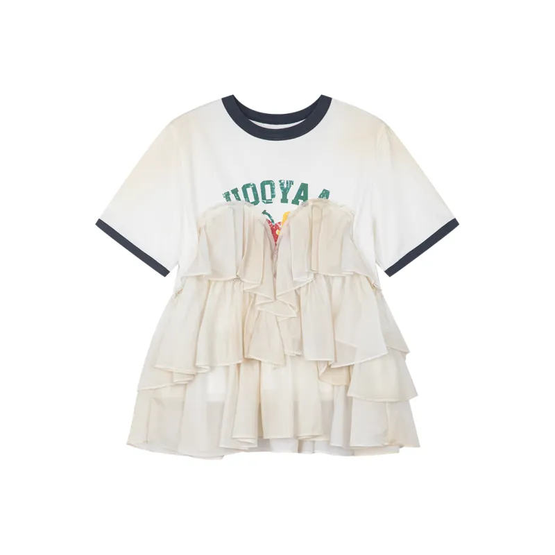 UOOYAA T Shirts Women's White-0