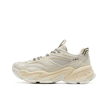 XTEP Abrasion Resistant Slip Resistant Low Top Casual Shoes Men's Beige
