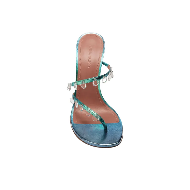 AMINA MUADDI Flip Flops 10.5cm Women's Gradient Blue-2