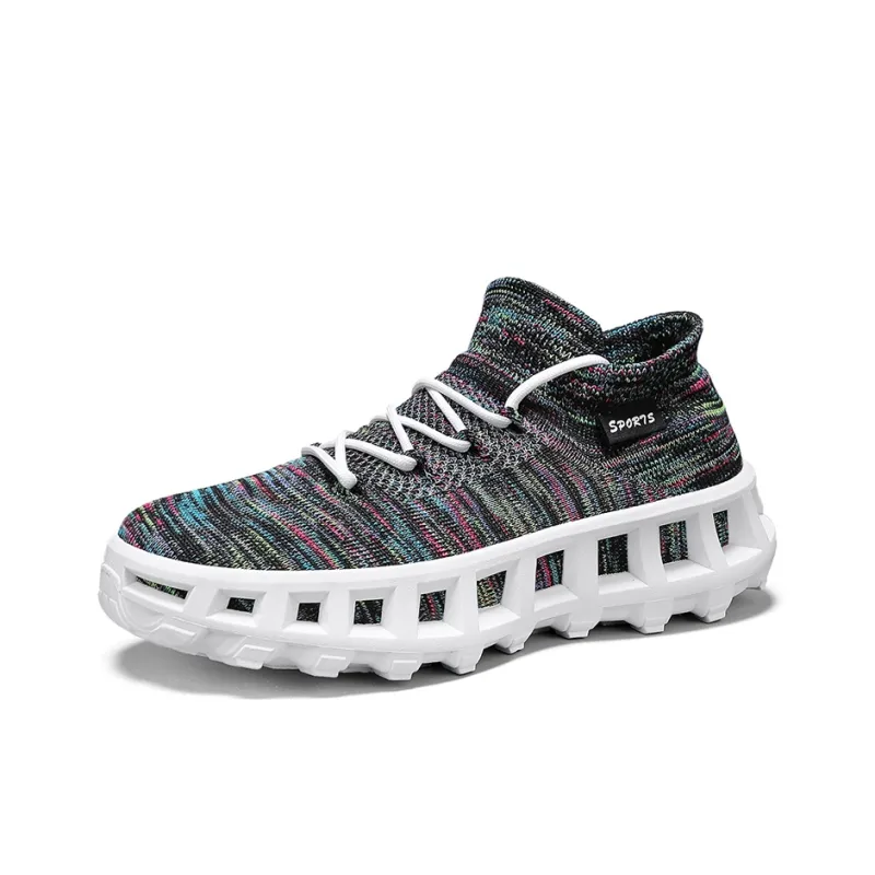 KEKAFU Slip Resistant Mid Top Casual Shoes Men's-1