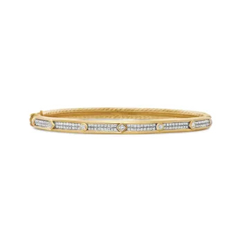 David Yurman Diamond Bangles Women's Gold