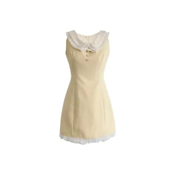 YGPRW Sleeveless Dresses Women's Yellow