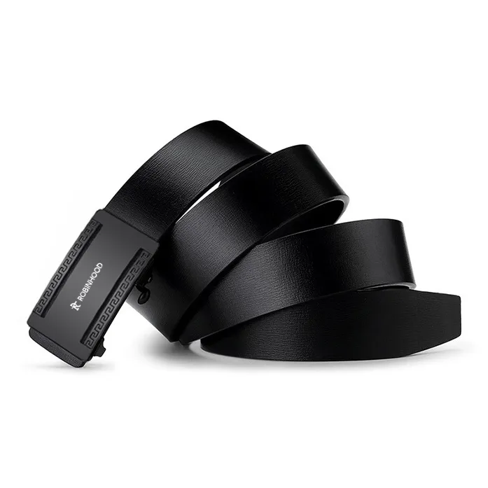 ROBINHOOD Cow Split Leather Belts Men's Width 3.5CM-1