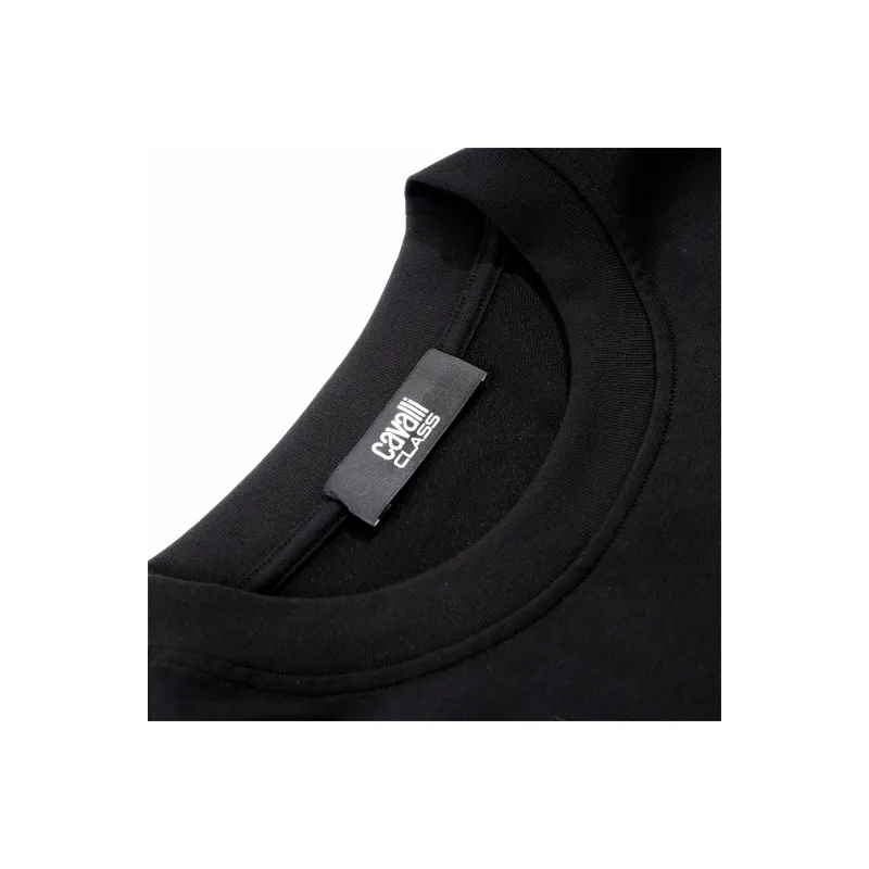 Cavalli Class T Shirts Men Black-6