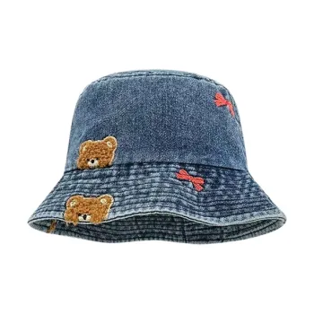 CARTELO Denim Bucket Hats Unisex