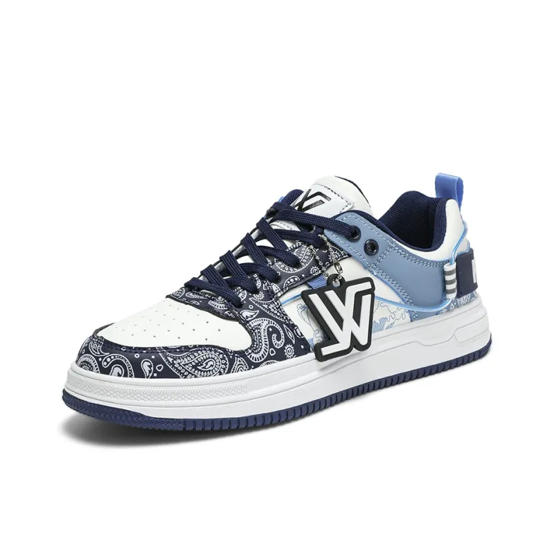 White Sands Slip Resistant, Abrasion Resistant, Breathable Low Top Skateboard Shoes Men's-7