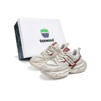 TEXWOOD Abrasion Resistant Coverage Low Top Chunky Sneakers Men's Box