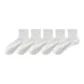 [5 Pack/10A Antibacterial Cooling Mulberry Silk]5 Pack White
