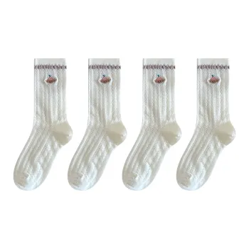 Moremoli Mid Calf Socks Women's 4 Pack