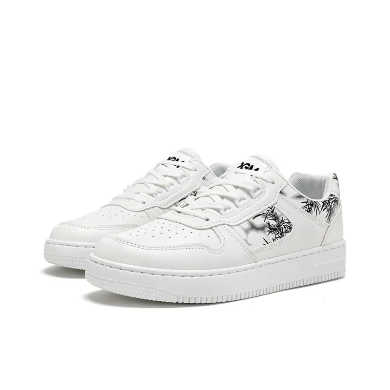 OUGLEMEN Anti Slip Wear Resistant Low Top Skateboard Shoes Men's Box-8