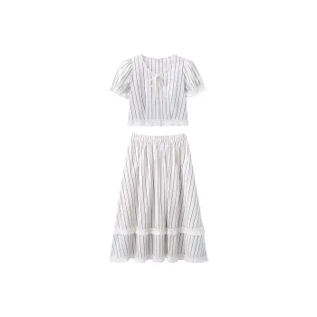 DOKZB Two Piece Skirt Sets Women's