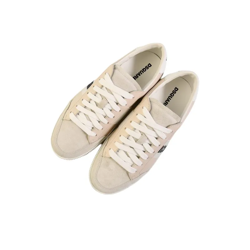 DSQUARED 2 Low Top Skateboard Shoes Men's Ivory White-5