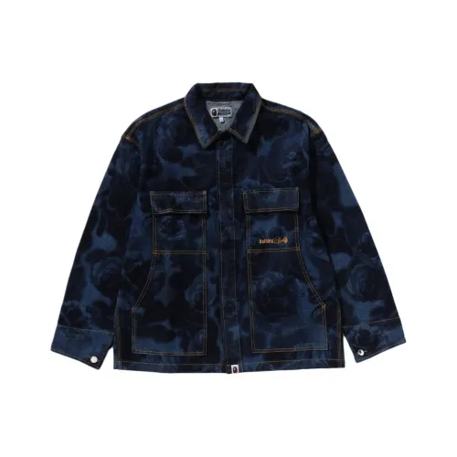 A BATHING APE Denim Jacket Men's Blue