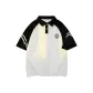 White Body with Black Sleeves