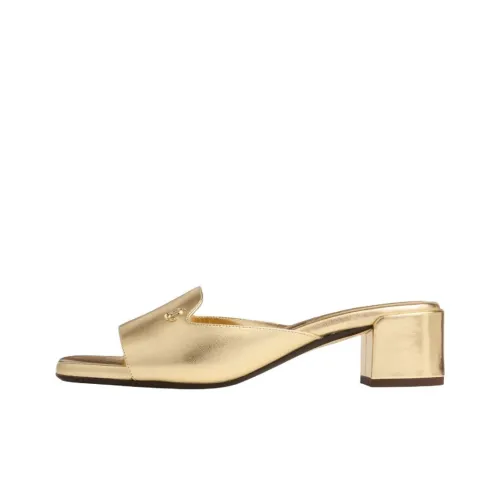 Jimmy Choo Slide Slippers 3.5cm Women's Gold